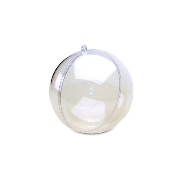 Il Filo di Arianna Sfera Plexiglass Trasparente Apribile Natale