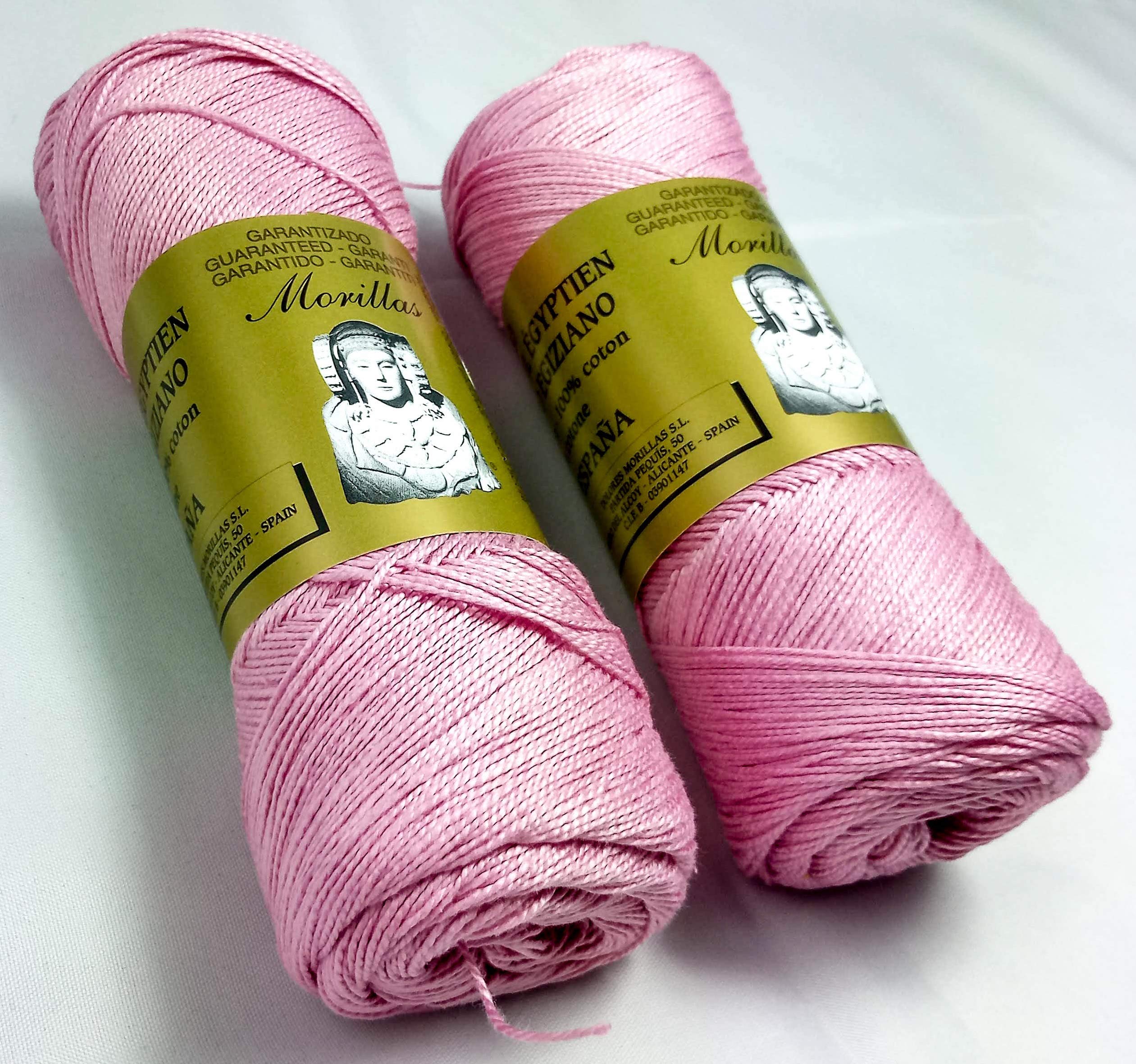 Morillas Zepelines Ne 5/2 cotone perlato rosa 37 2x75 g