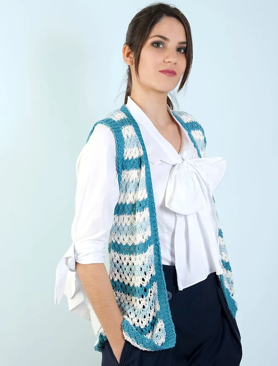 Rosarios4 17 Colete BioBamboo modello gilet donna
