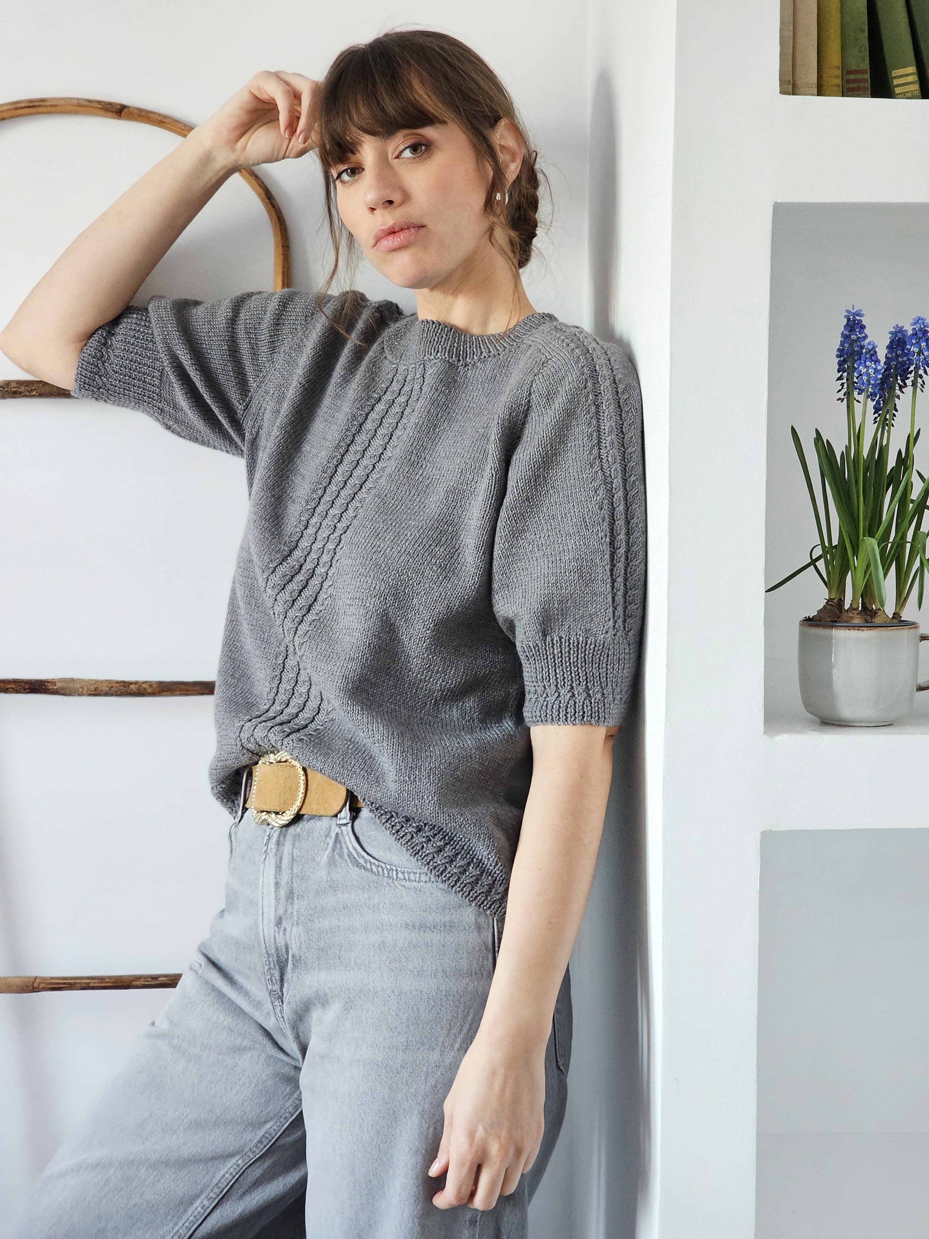 Annyblatt Talia kit maglia merino Mineral taglia S