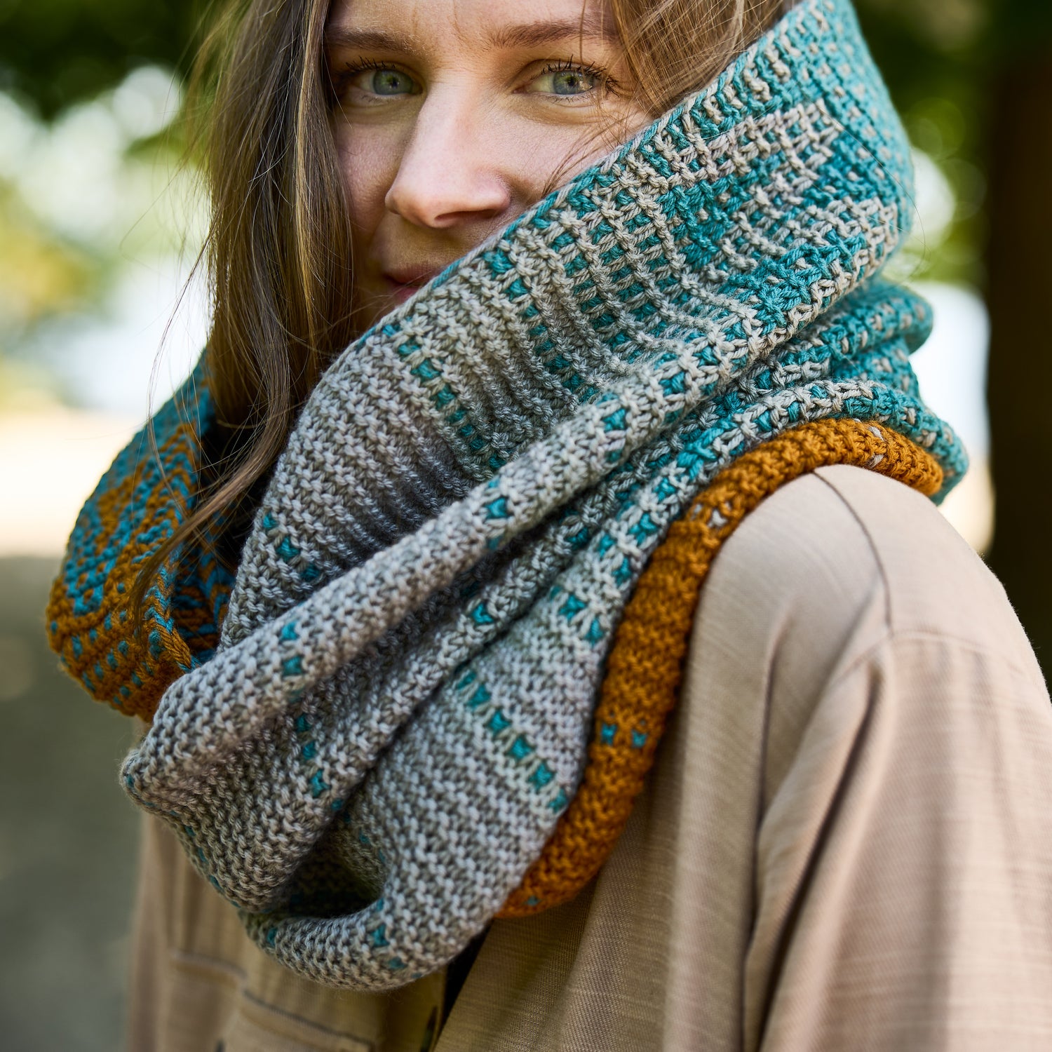 Rosy Green Wool Composure schema scaldacollo loop PDF