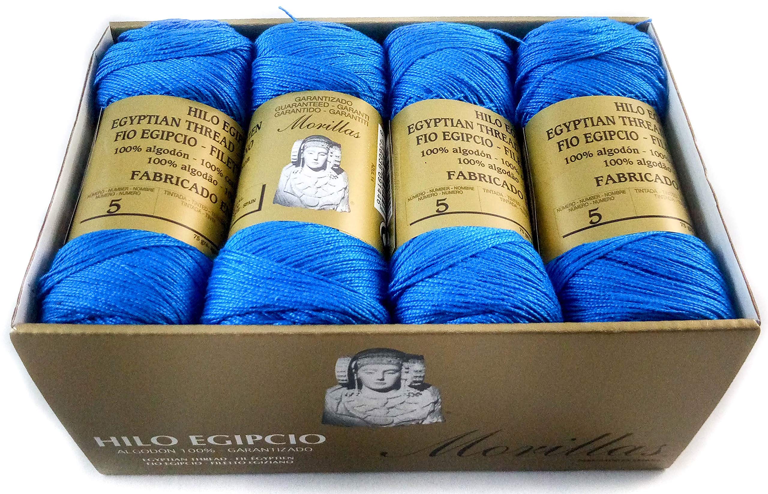 Morillas Zepelines Ne 5/2 cotone blu 14 8x75 g