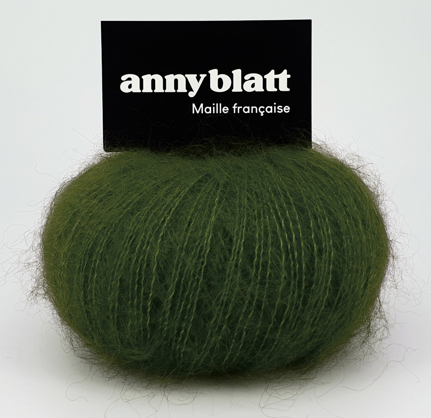 Anny Blatt Eulalie top mohair seta citronnade taglia S