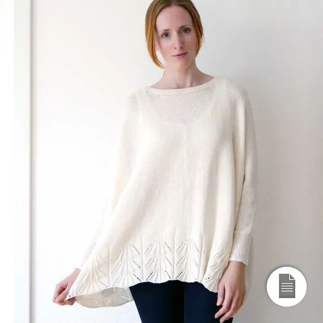 Pascuali Seashell schema maglia donna traforato merino