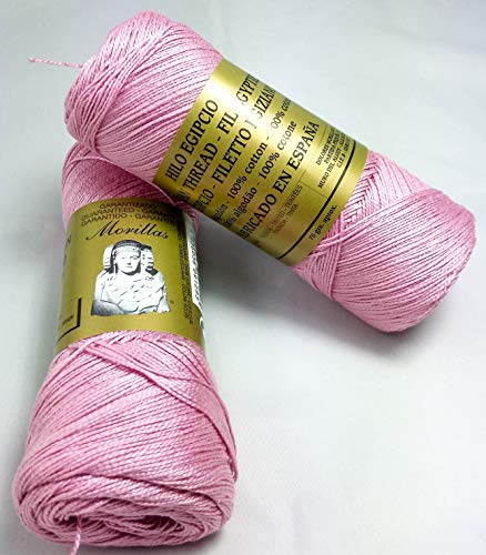 Morillas Zepelines Ne 8/2 cotone perlato rosa 37 2x75 g mercerizzato