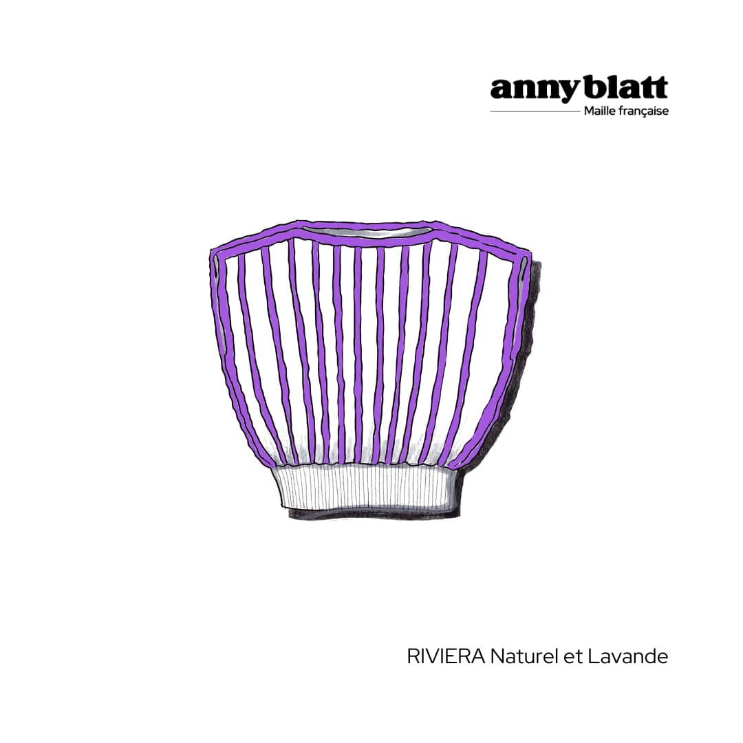 Annyblatt Astrid kit maglia top cotone righe