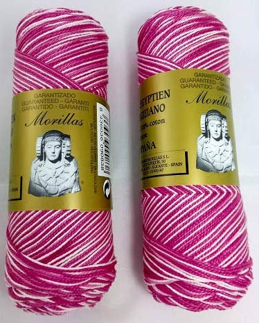 Morillas Zepelines Ne 5/2 cotone perlato rosa 32 x2 multicolore