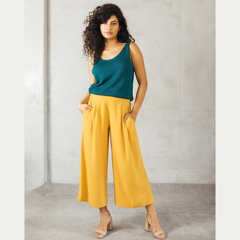 Pascuali Reneta schema maglia top estivo traforato XS-XXL