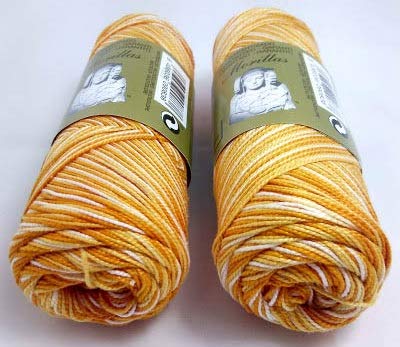 Morillas Zepelines Ne 8/2 cotone perlato giallo 28 2x75 g multicolore