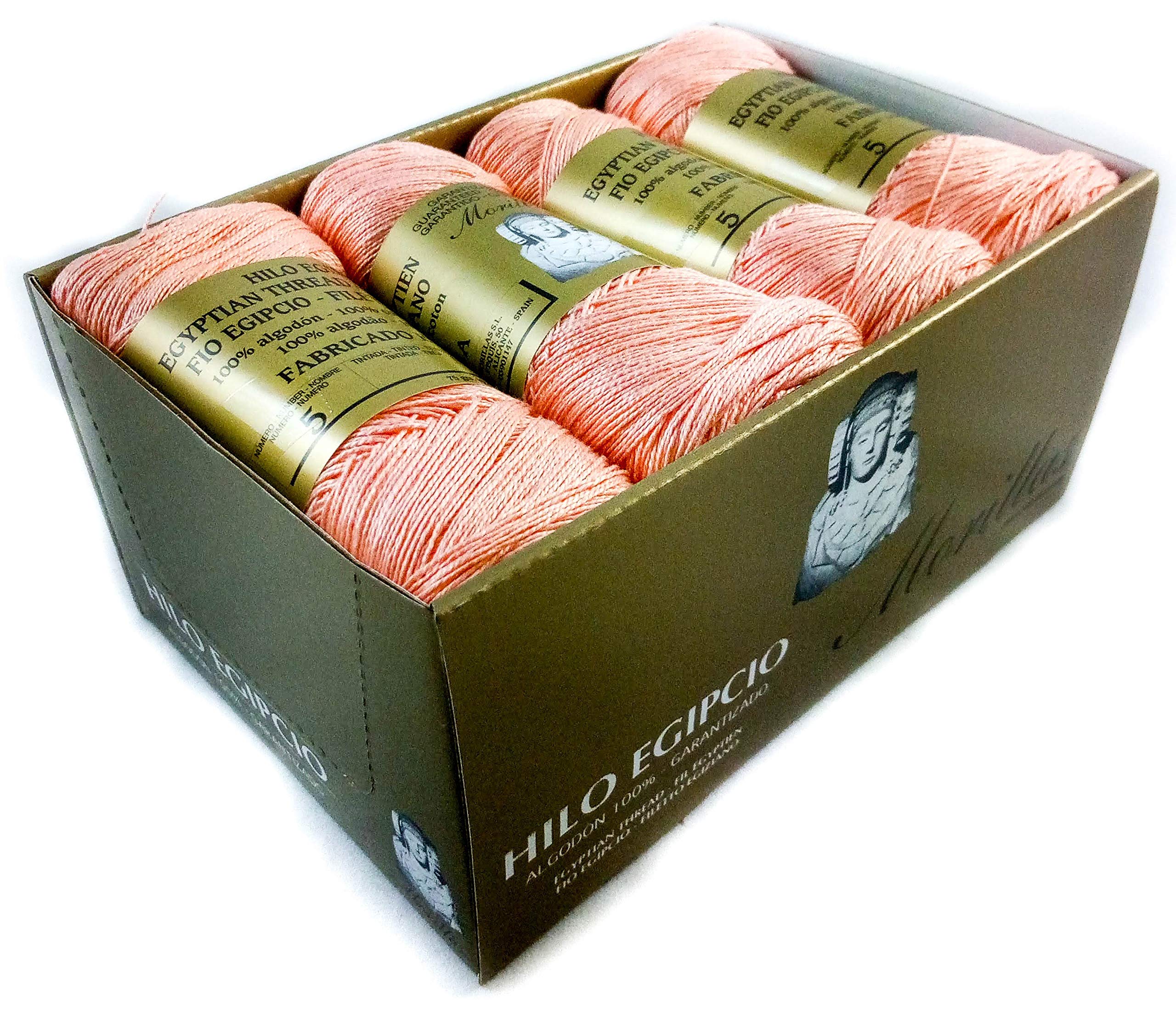 Morillas Zepelines Ne 5/2 filo di cotone salmone 2 x8 mercerizzato