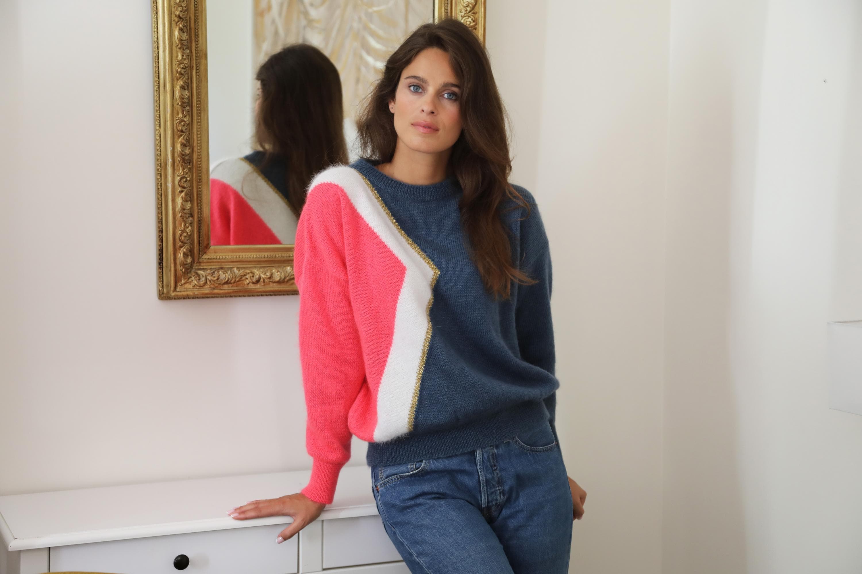 Annyblatt Billie Doré maglione M baltico neon mohair