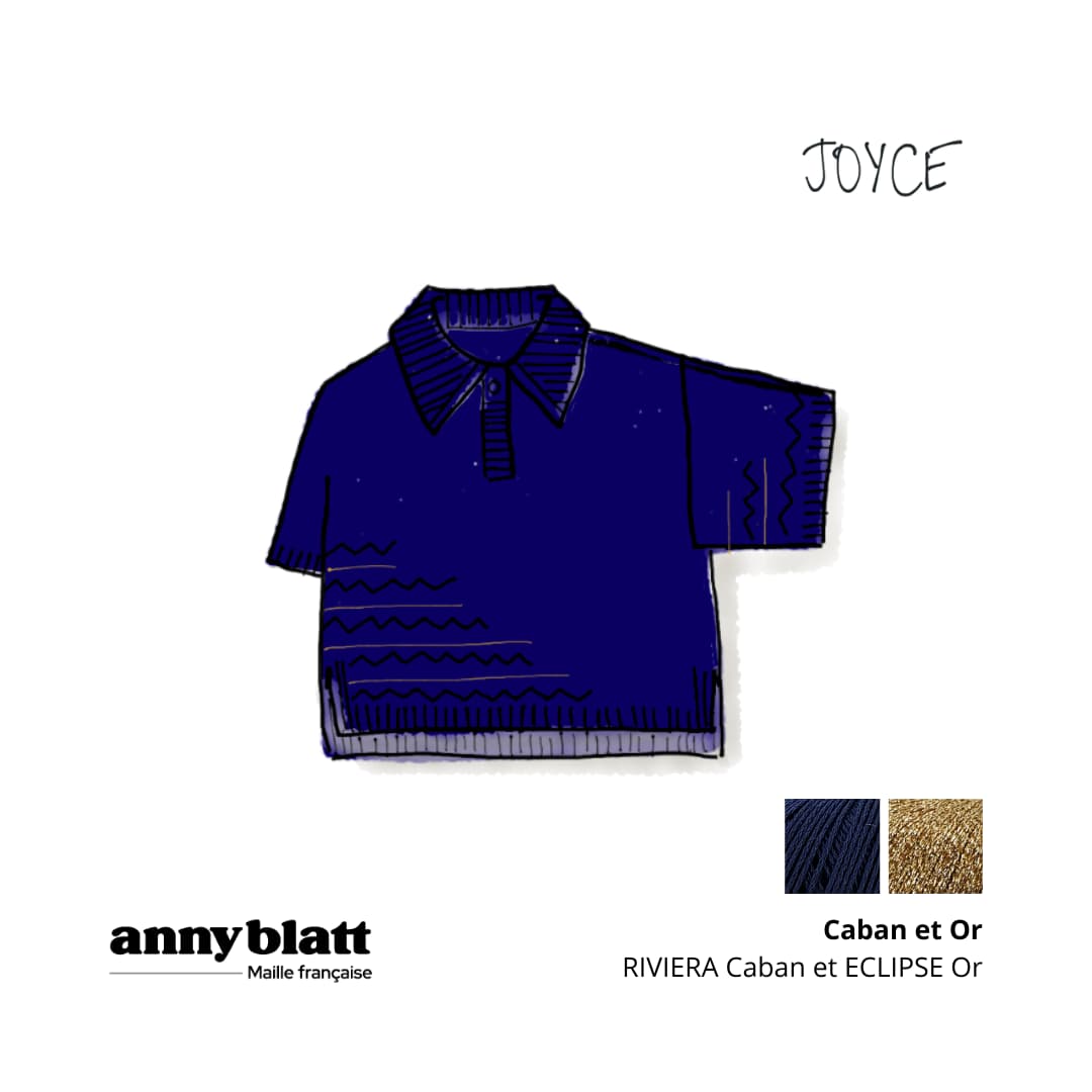 Anny Blatt Joyce polo kit maglia cotone