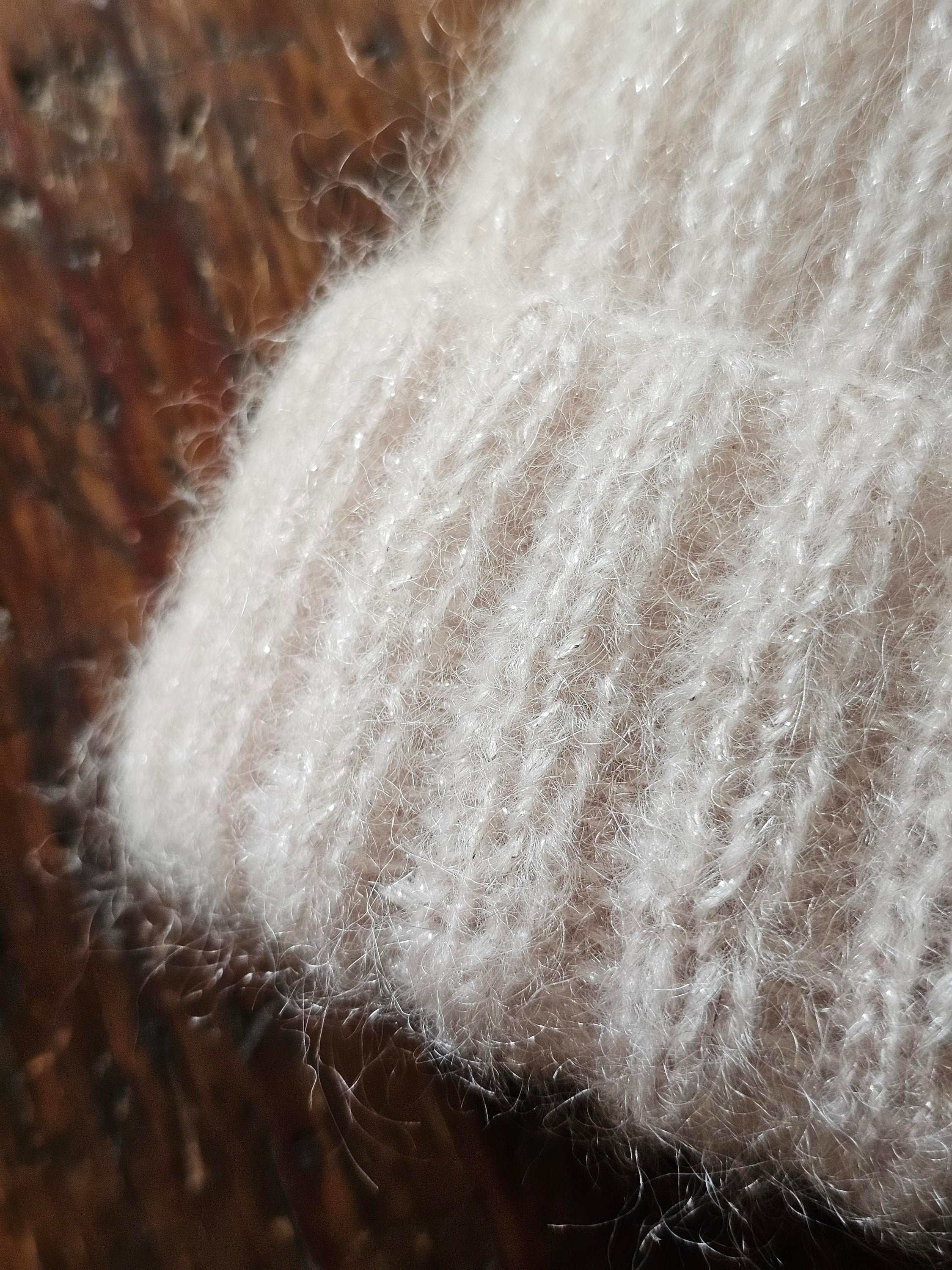 Anny Blatt Alaska berretto kit maglia unico dune mohair