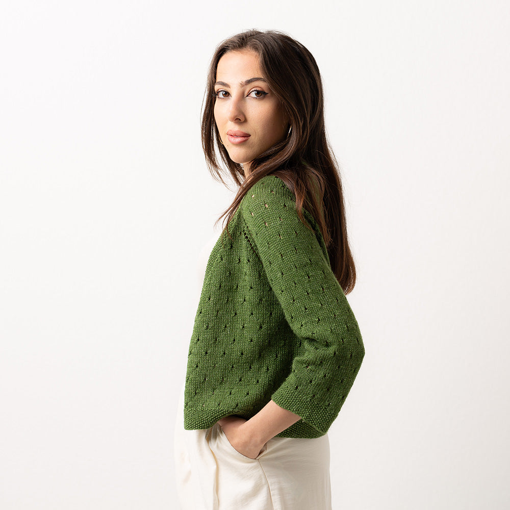 Pascuali Summer Breeze cardigan schema maglia traforato download