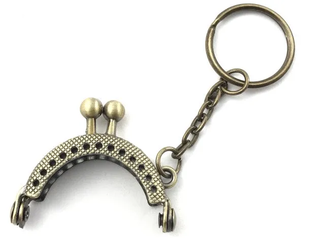 Il Filo di Arianna Clic Clac Portachiavi chiusura borsa 4 cm oro