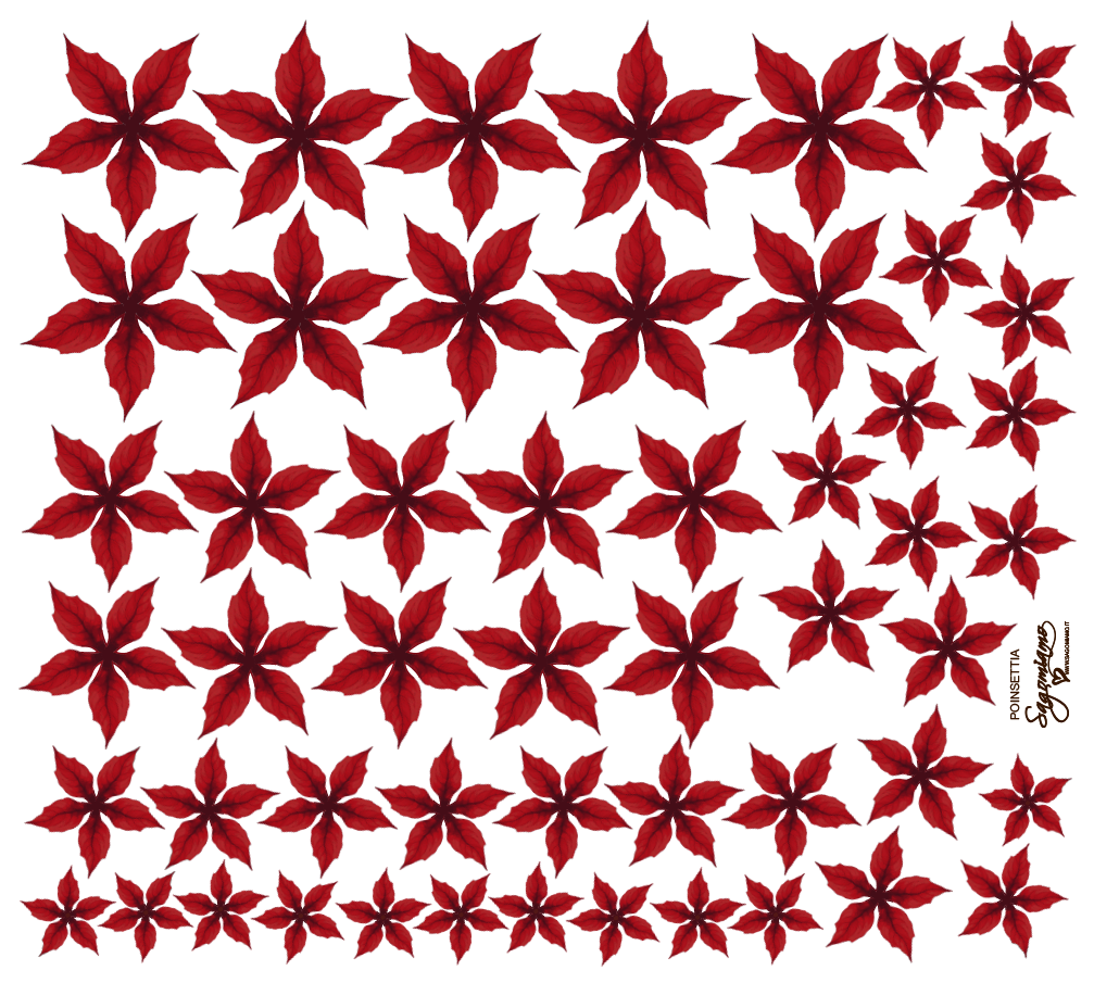 Il Filo di Arianna Pan 02 pannello stelle Natale 45x50 cm