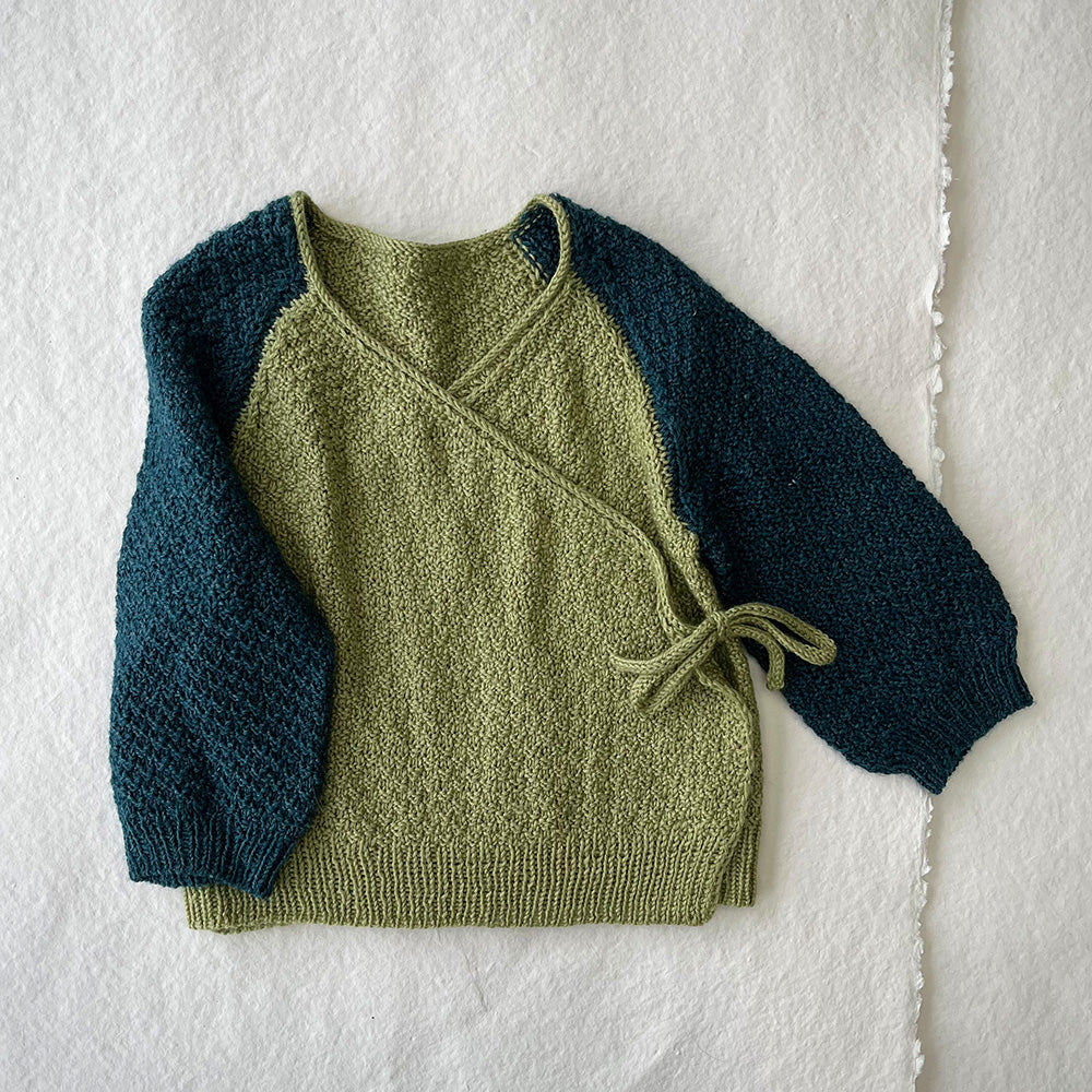 Pascuali Bow Snug schema giacca neonato bicolore