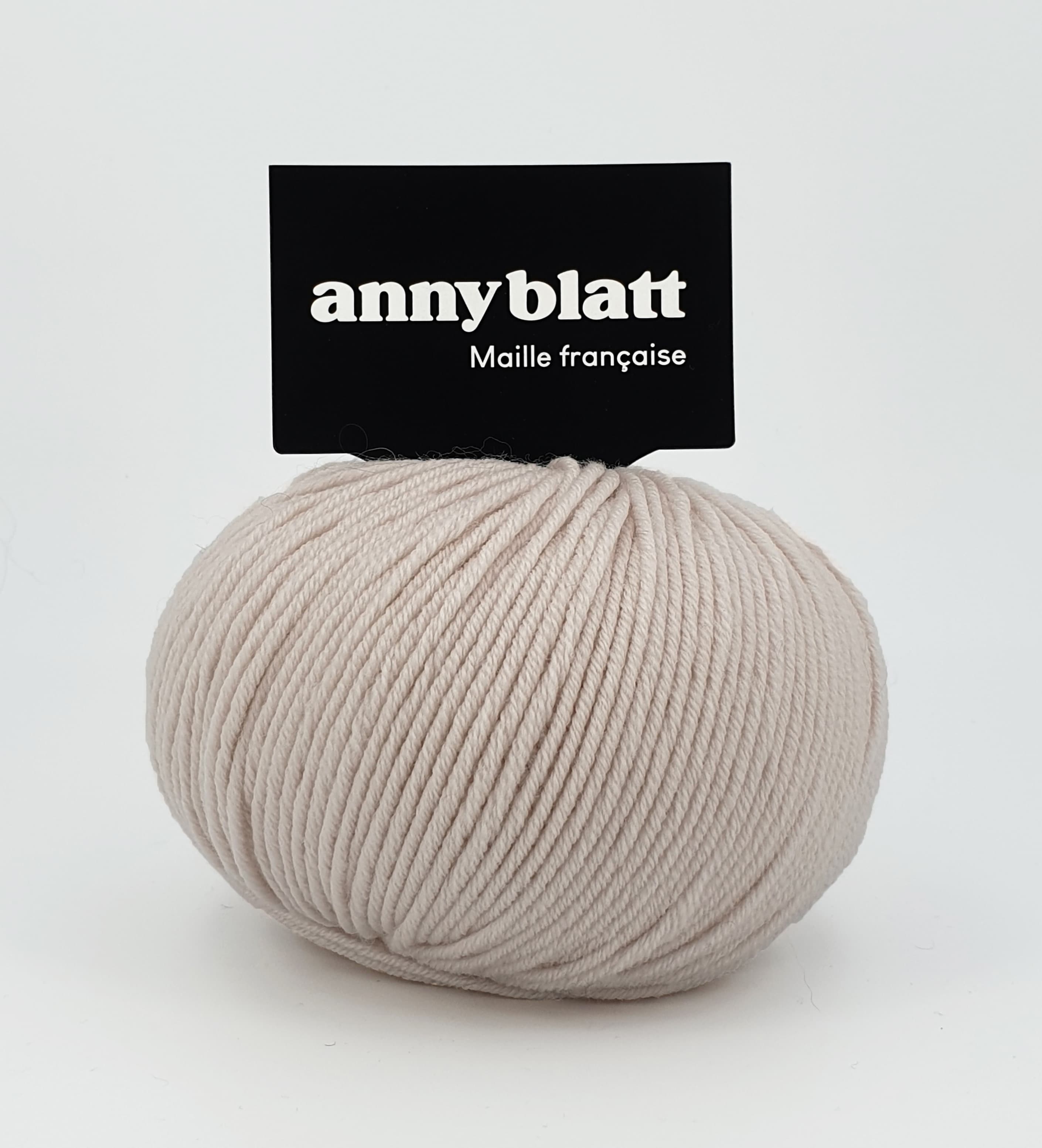 Annyblatt Aloes pantaloni neonato kit lana Bianco T1