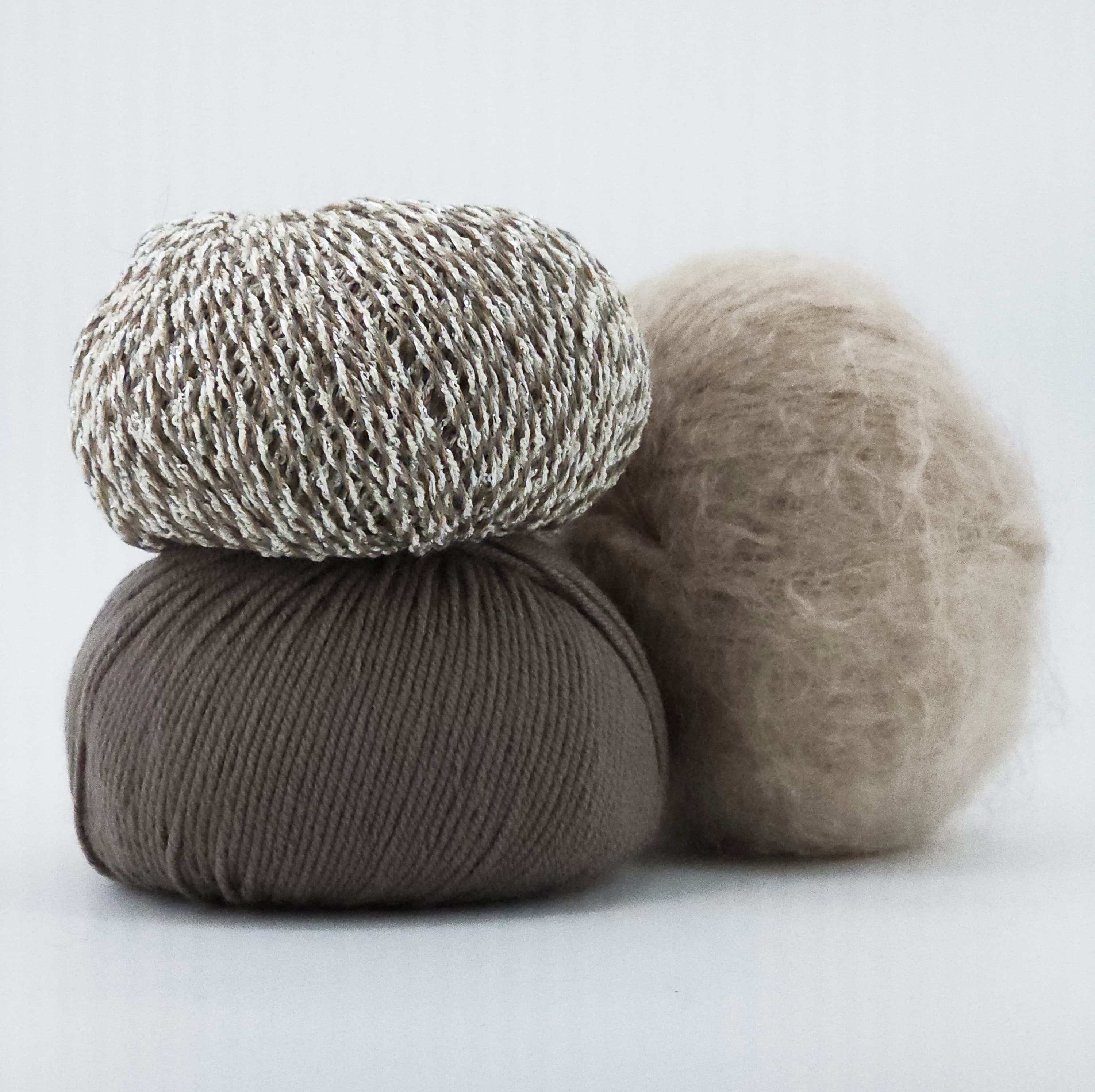 Anny Blatt Missouri scaldacollo kit maglia mohair