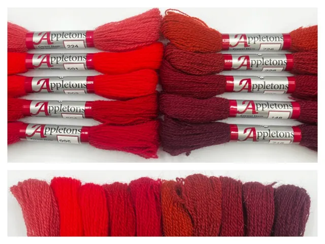 Appleton Fire Crewel 2 Ply lana ricamo collezione fuoco