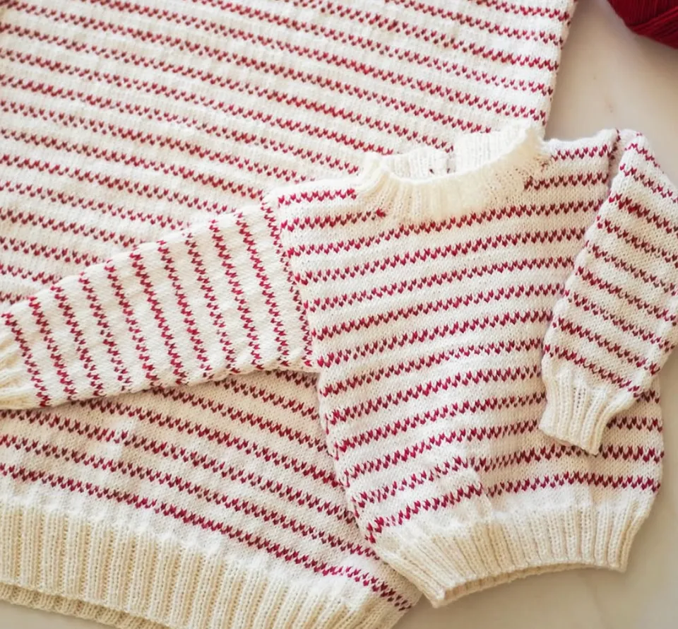Annyblatt Frances maglione schema maglia taglia 1 naturale merino
