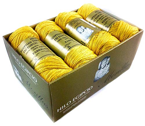 Morillas Zepelines Ne 5/2 cotone perlato 8 pezzi senape 34