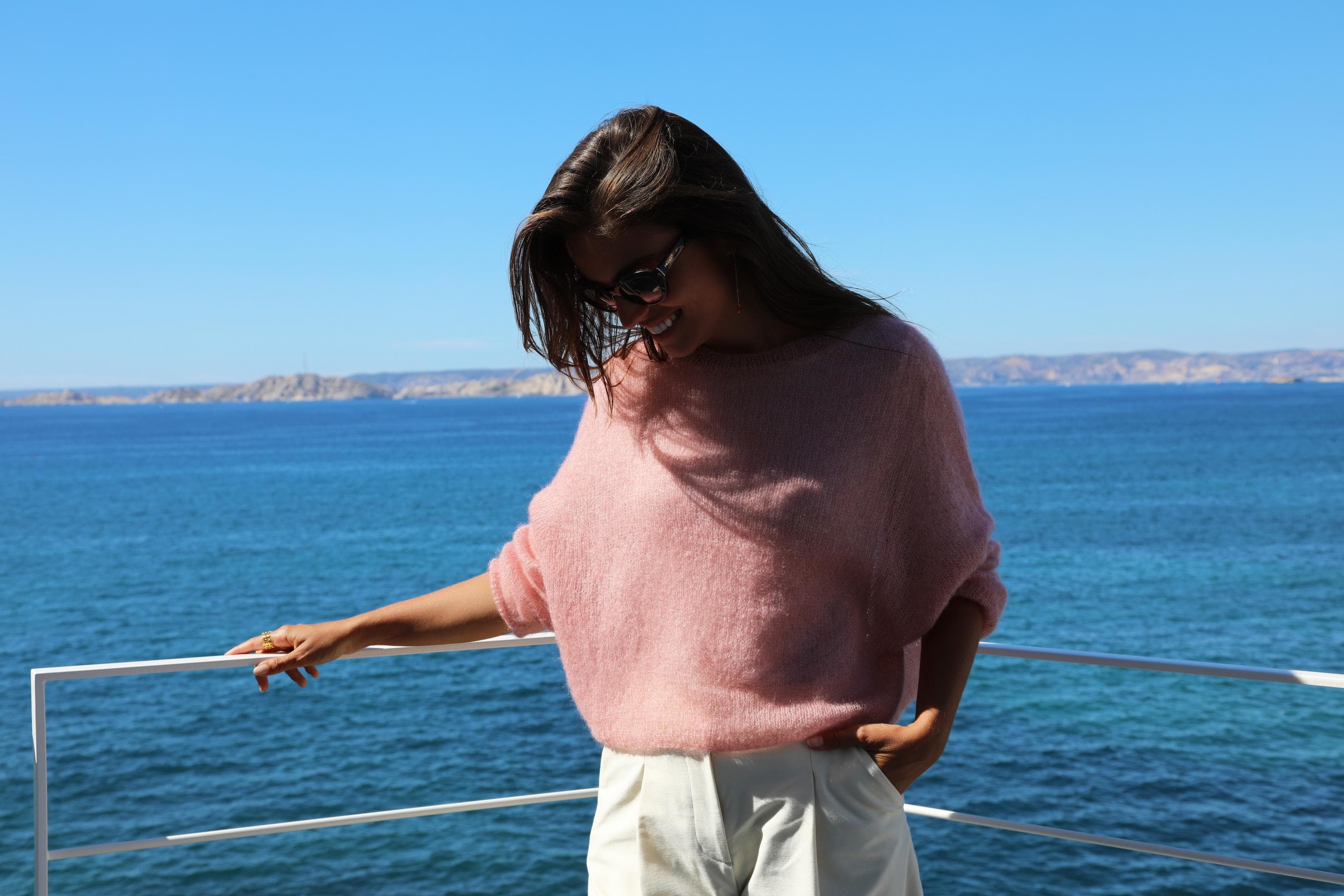 Anny Blatt Philomène pull kit maglia S ballerine mohair