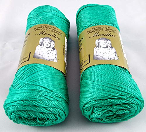Morillas Zepelines Ne 5/2 cotone perlato turchese 20 2x75g