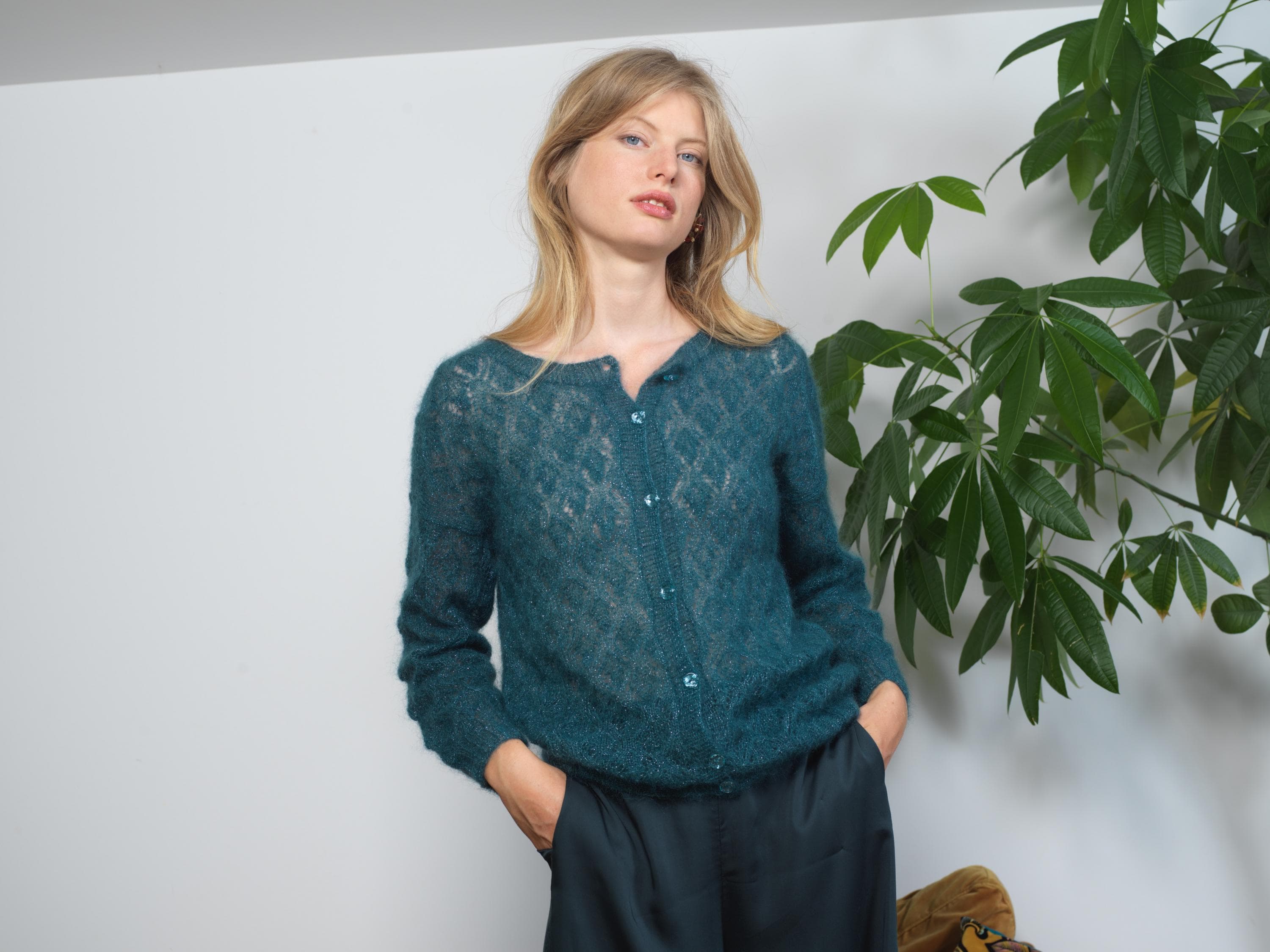 Annyblatt Justine cardigan kit maglia dubai taglia M