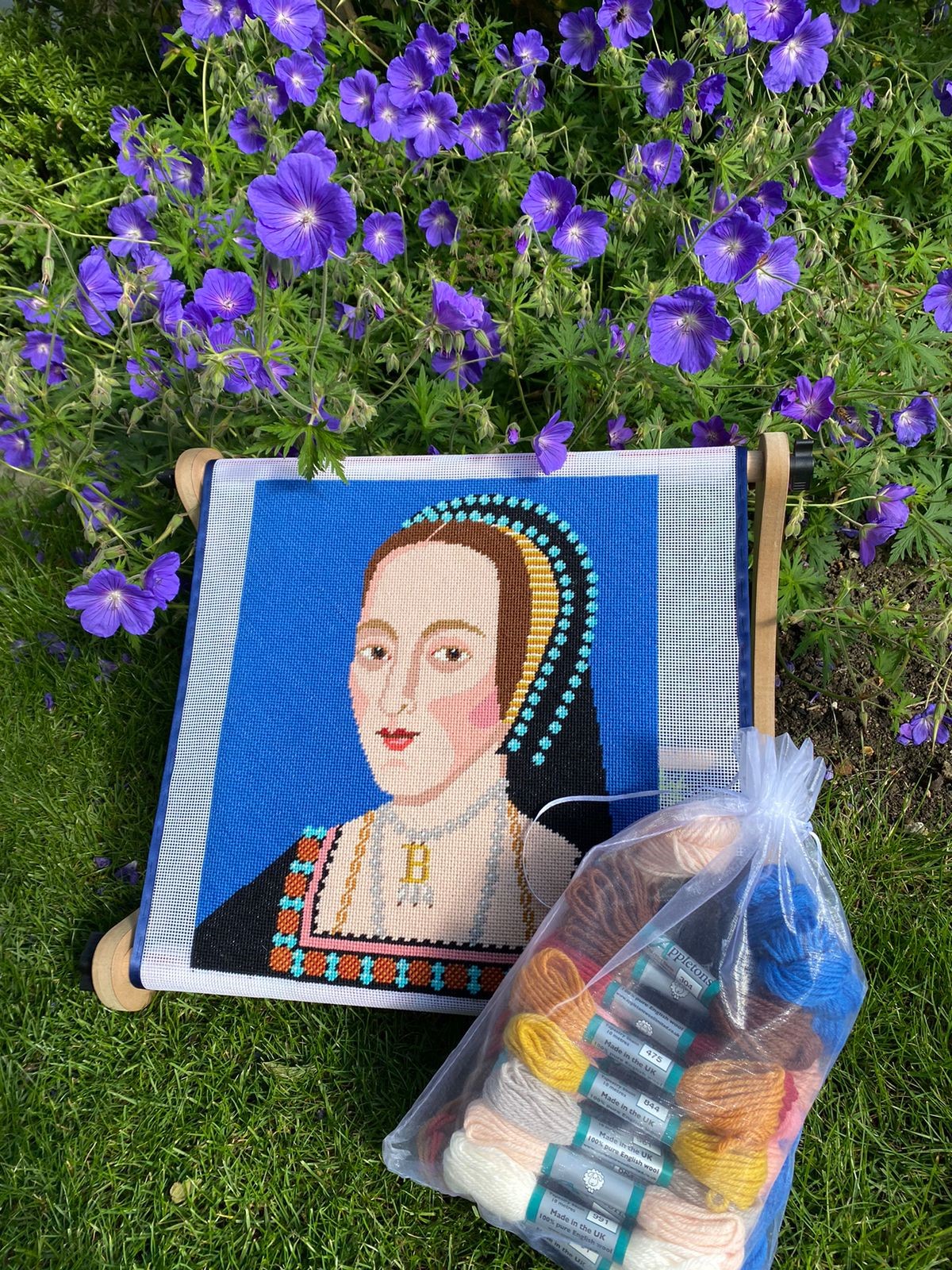 Appleton Anne Boleyn kit arazzo mezzo punto ritratto