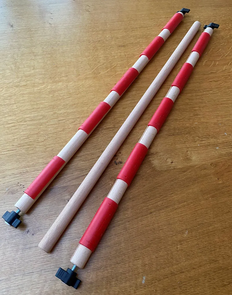Nurge aste extra lunghe 60 cm per telaio