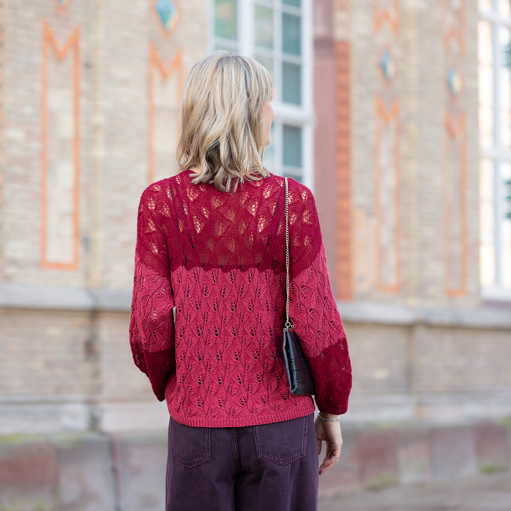 Pascuali Leaf Whisper schema maglione foglie