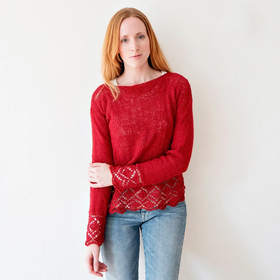 Pascuali Cherry Sweater schema maglia PDF estivo