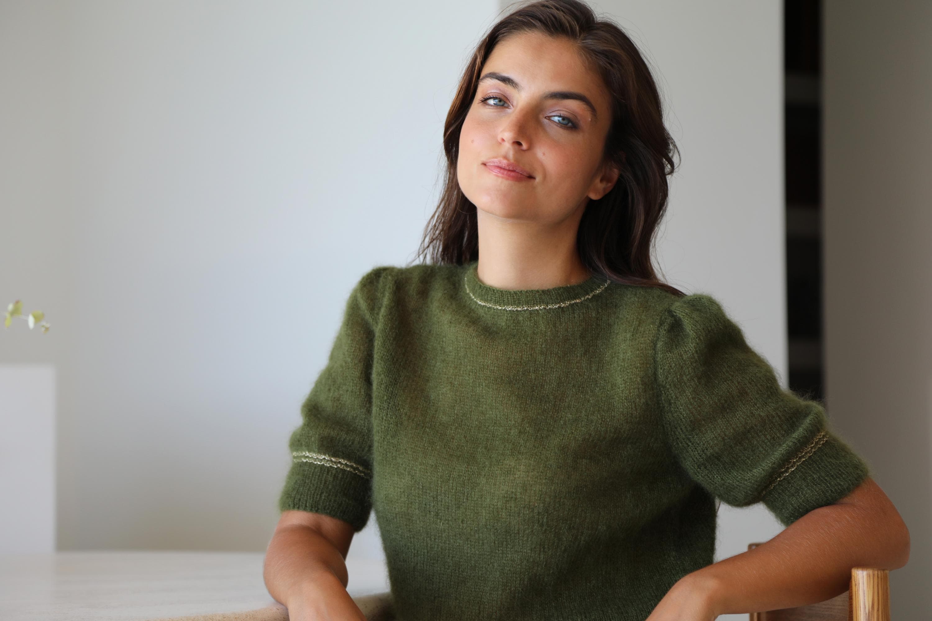 Anny Blatt Monica kit maglia pullover mohair leggero