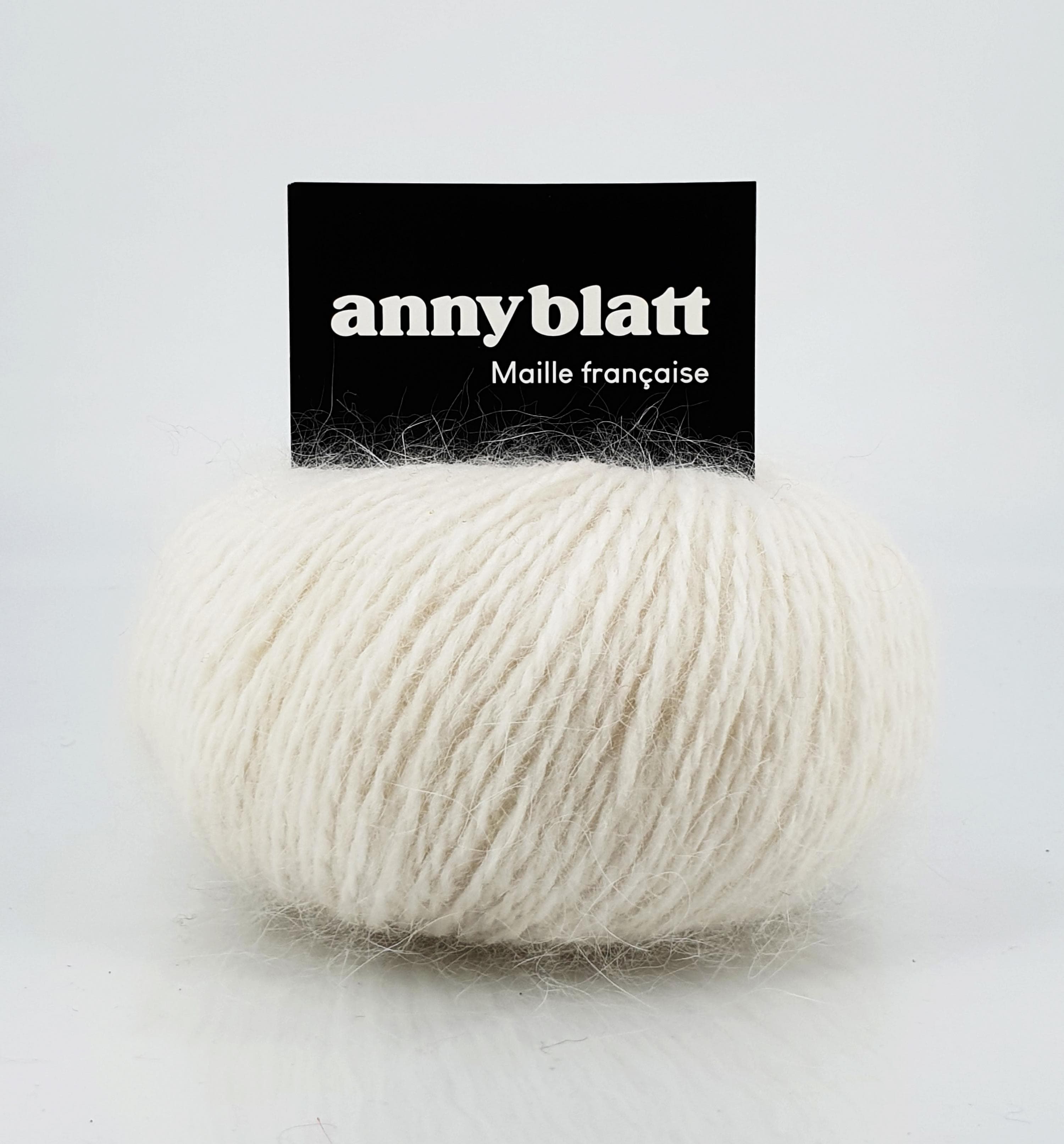 Annyblatt Angora Douceur Tignes moffole kit maglia nere