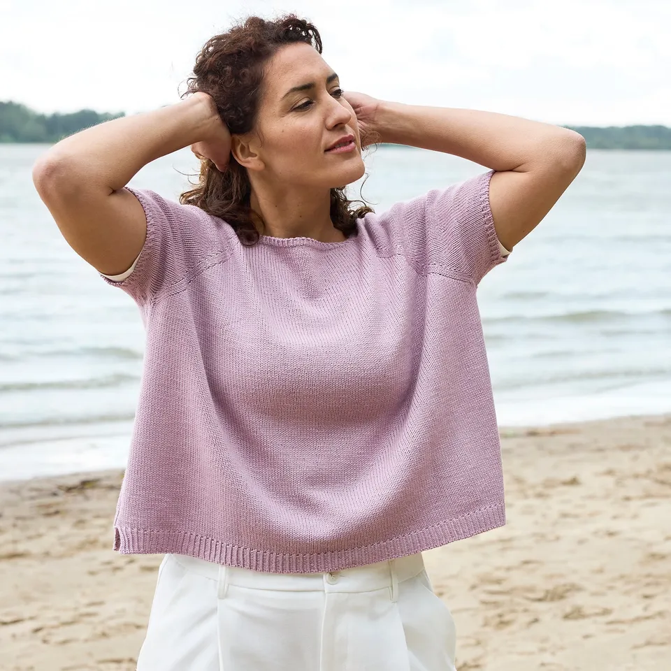 Rosy Green Mengeti schema t-shirt maglia merino PDF