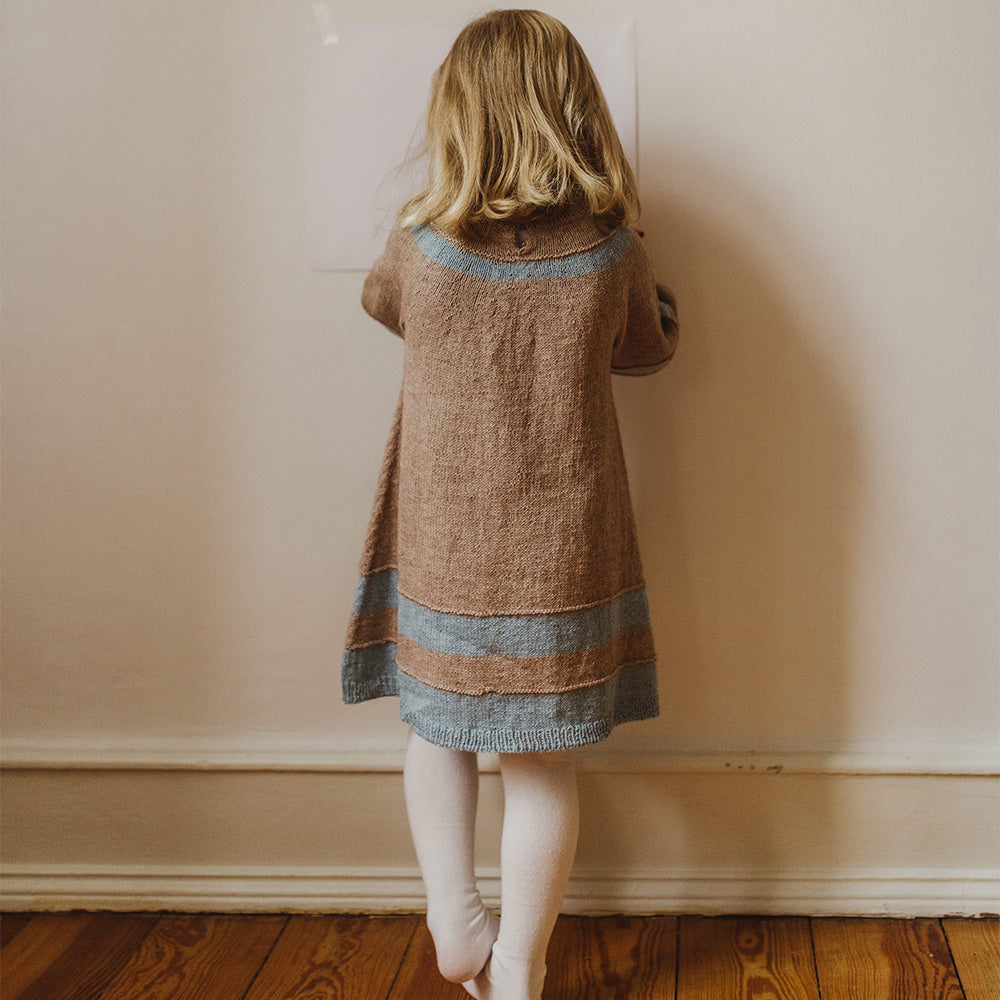 Pascuali Ajuna schema vestito bambina cotone alpaca