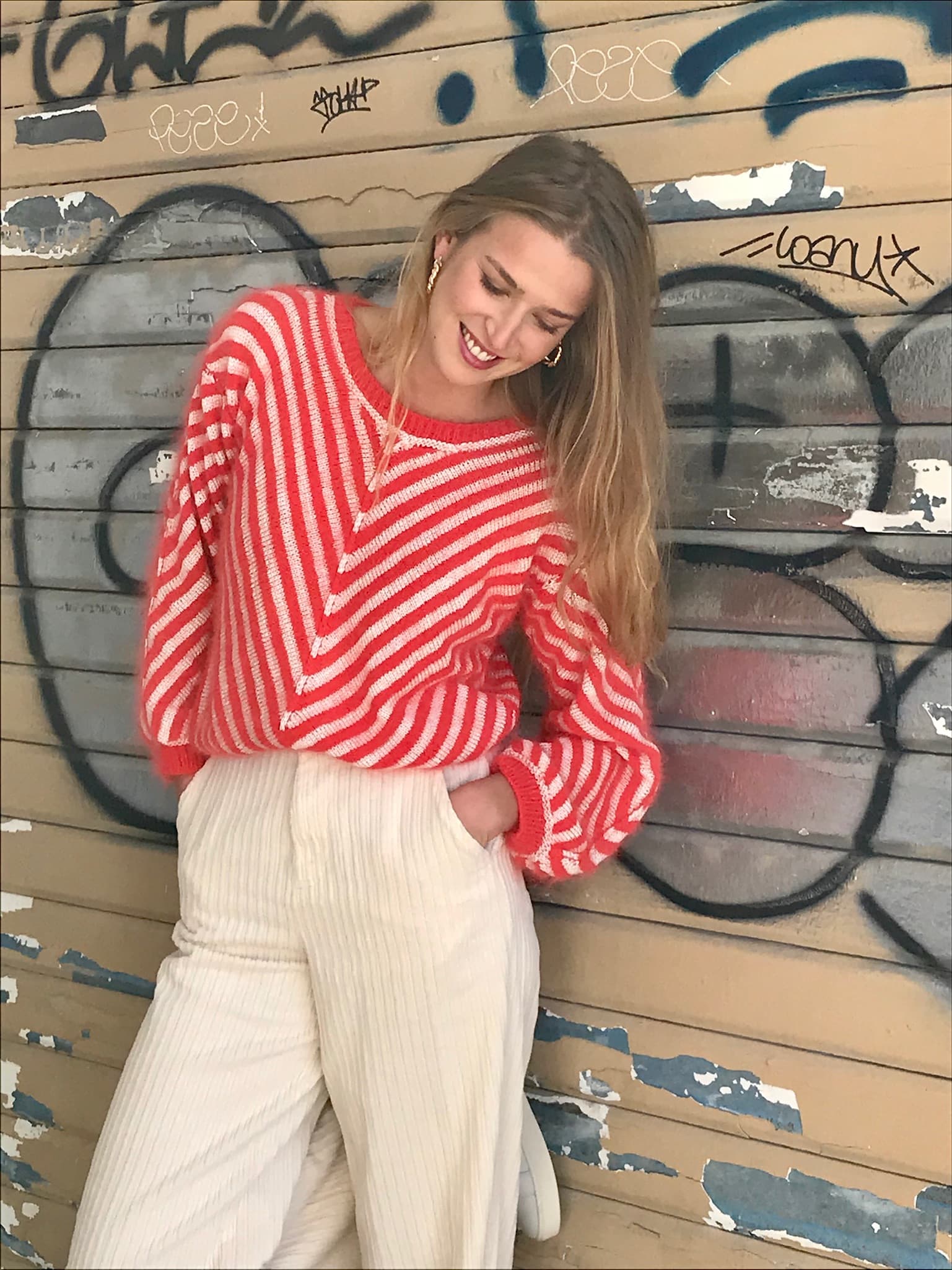 Annyblatt Alpha kit maglia pullover S capucine angora