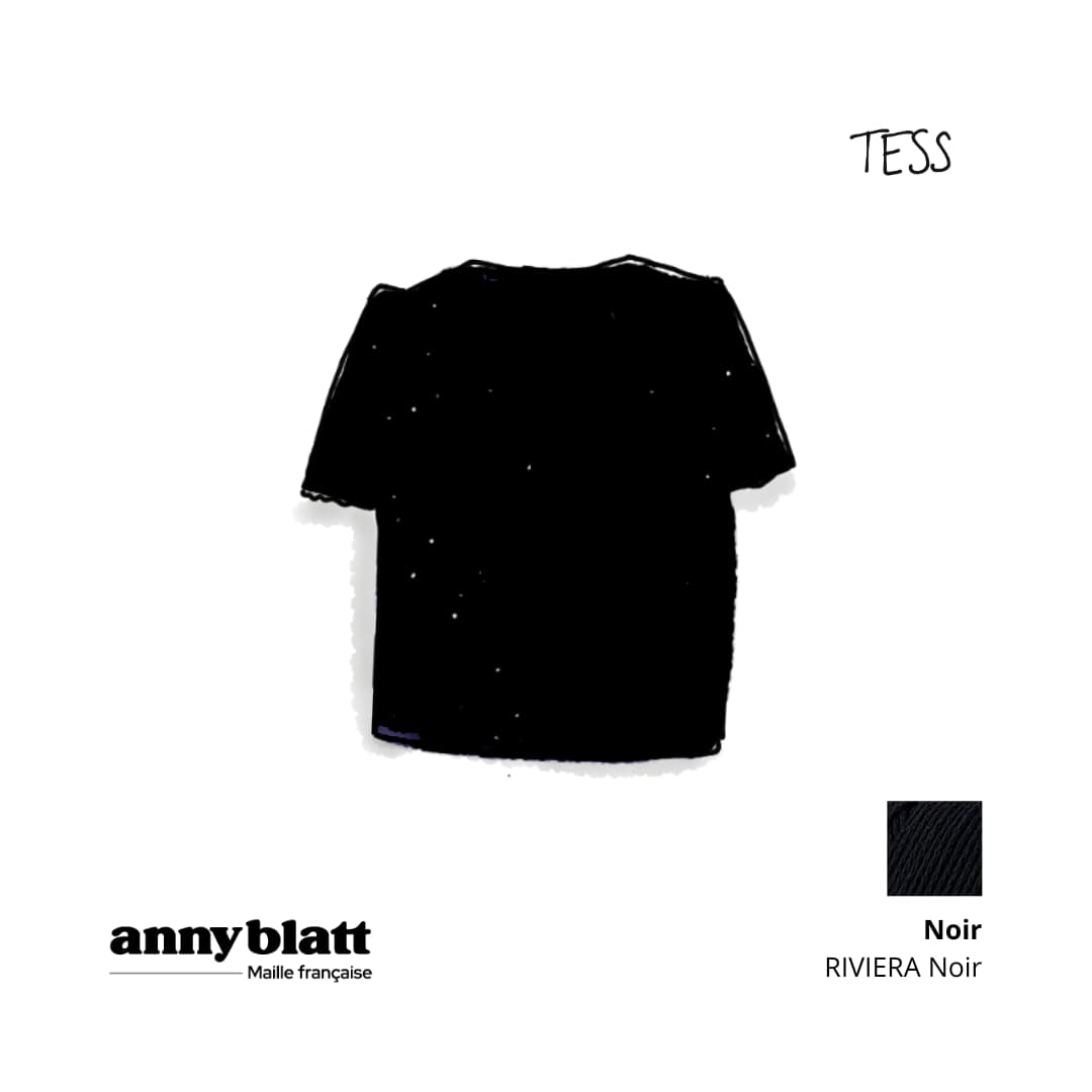 Annyblatt Tess kit uncinetto top cotone traforato
