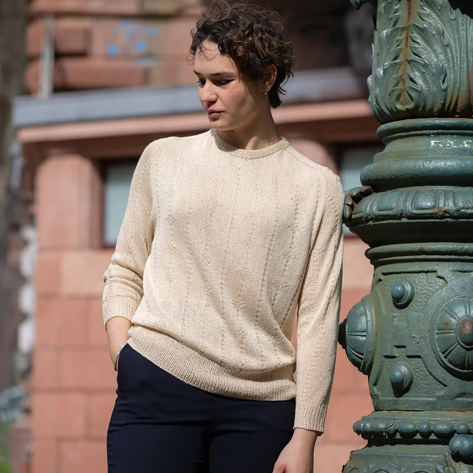 Pascuali Moon Weave Sweater schema maglia PDF lyocell