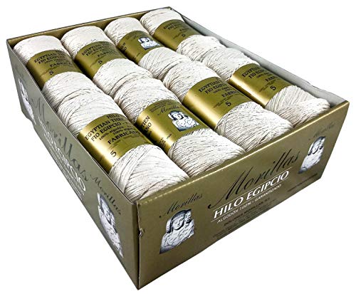 Morillas Zepelines Ne 5/2 filo cotone 16 gomitoli ecrù