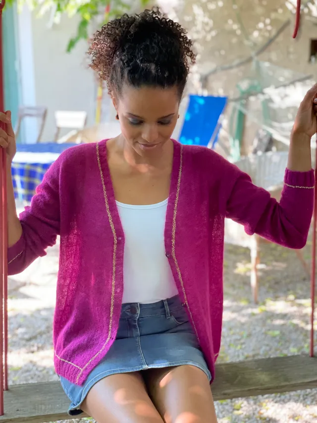 Annyblatt Ariane Kit Maglia Gilet Mohair e Seta