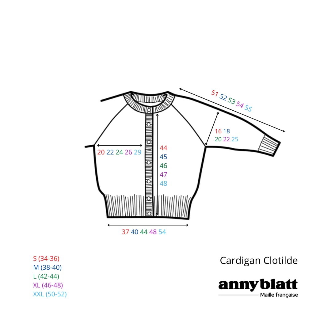 Anny Blatt Angora Douceur Clotilde kit cardigan
