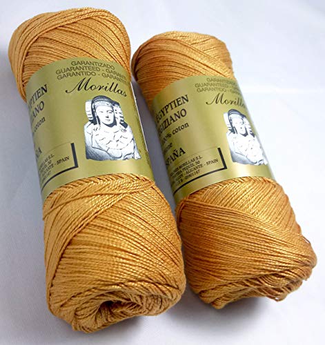 Morillas Zepelines Ne 8/2 filo cotone perlato miele 2x75 g