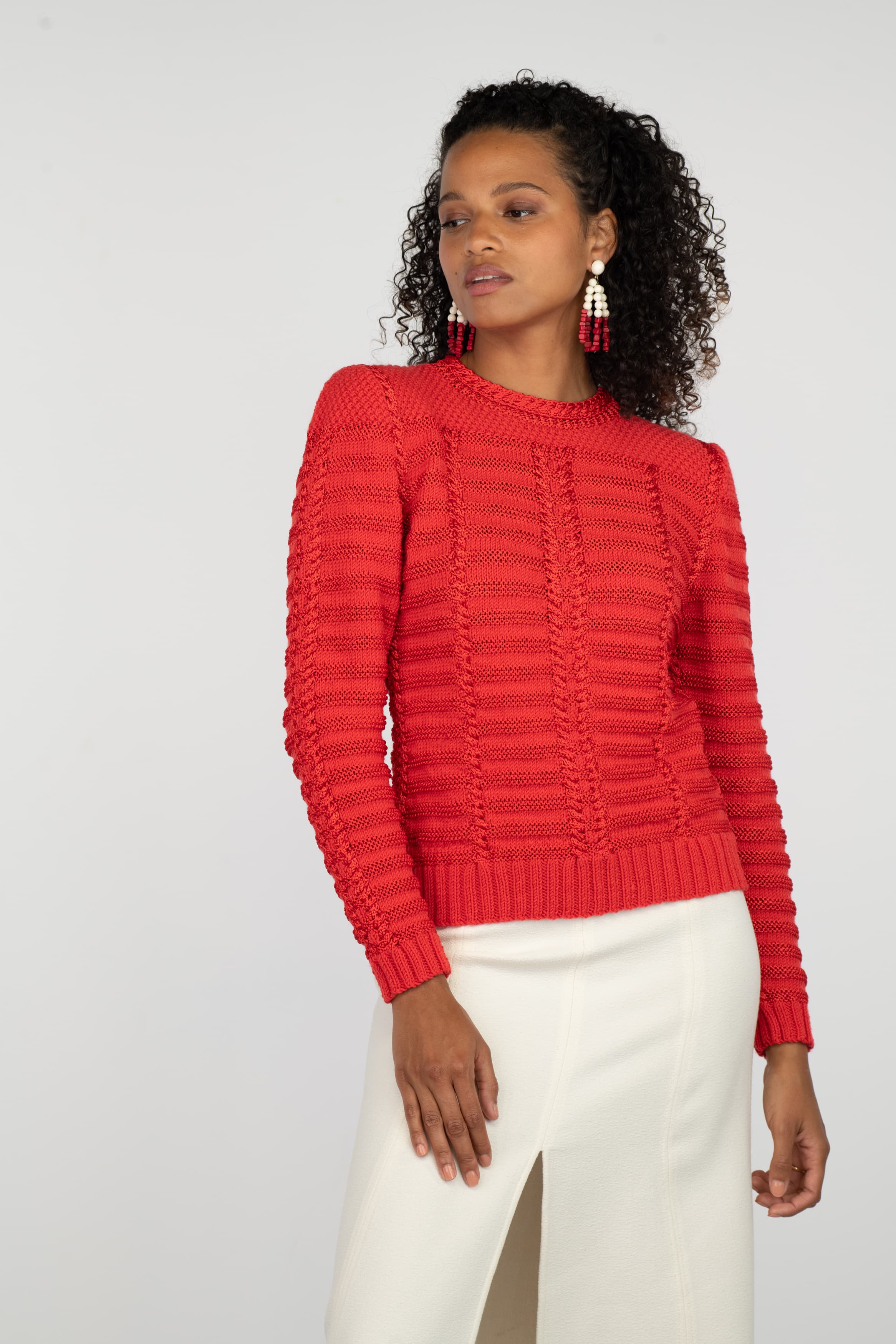 Anny Blatt Polly kit maglia pull donna in merino