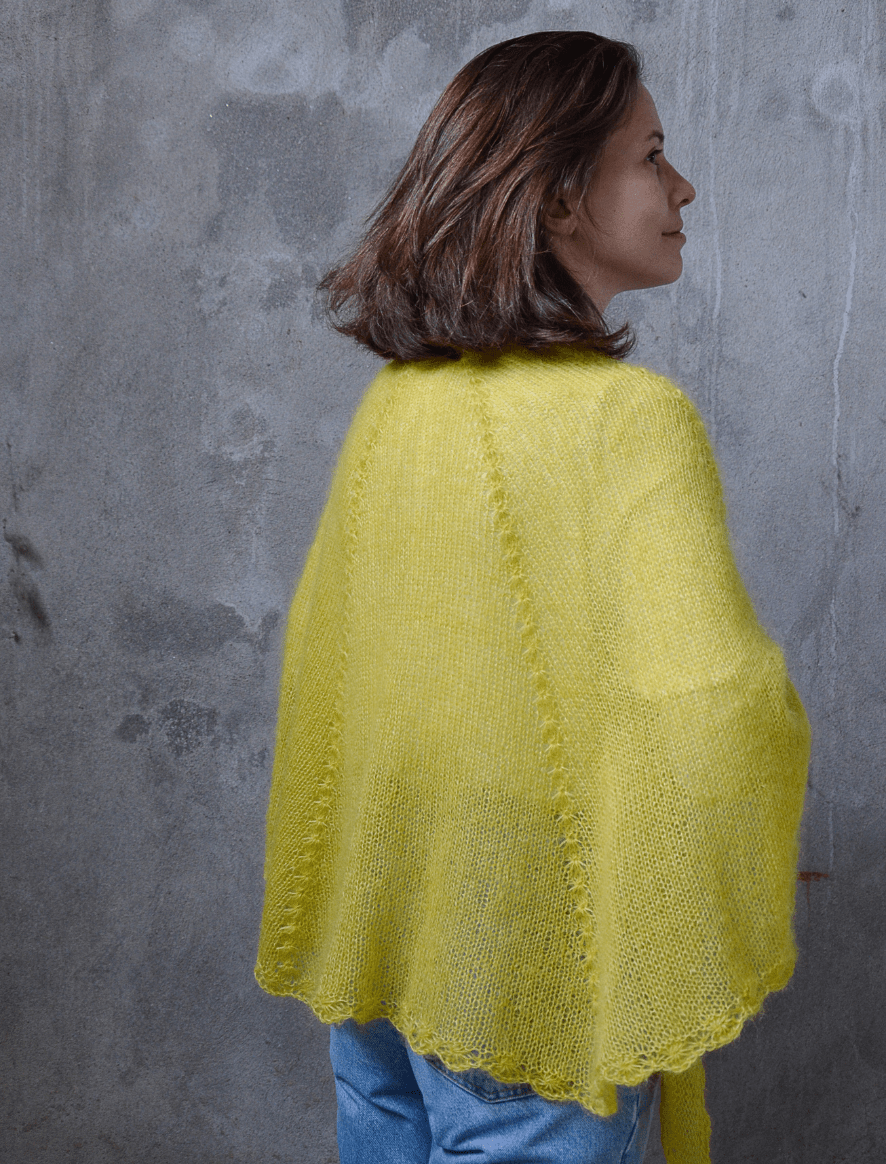 Rosarios4 Aster 406 modello scialle maglia donna