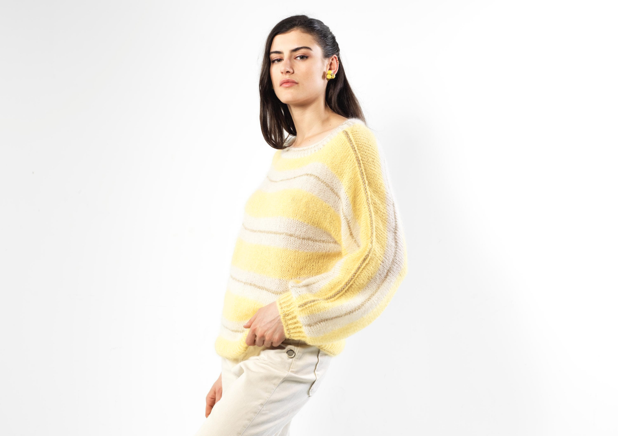 Annyblatt Honey Moon Judith pull modello maglia a righe