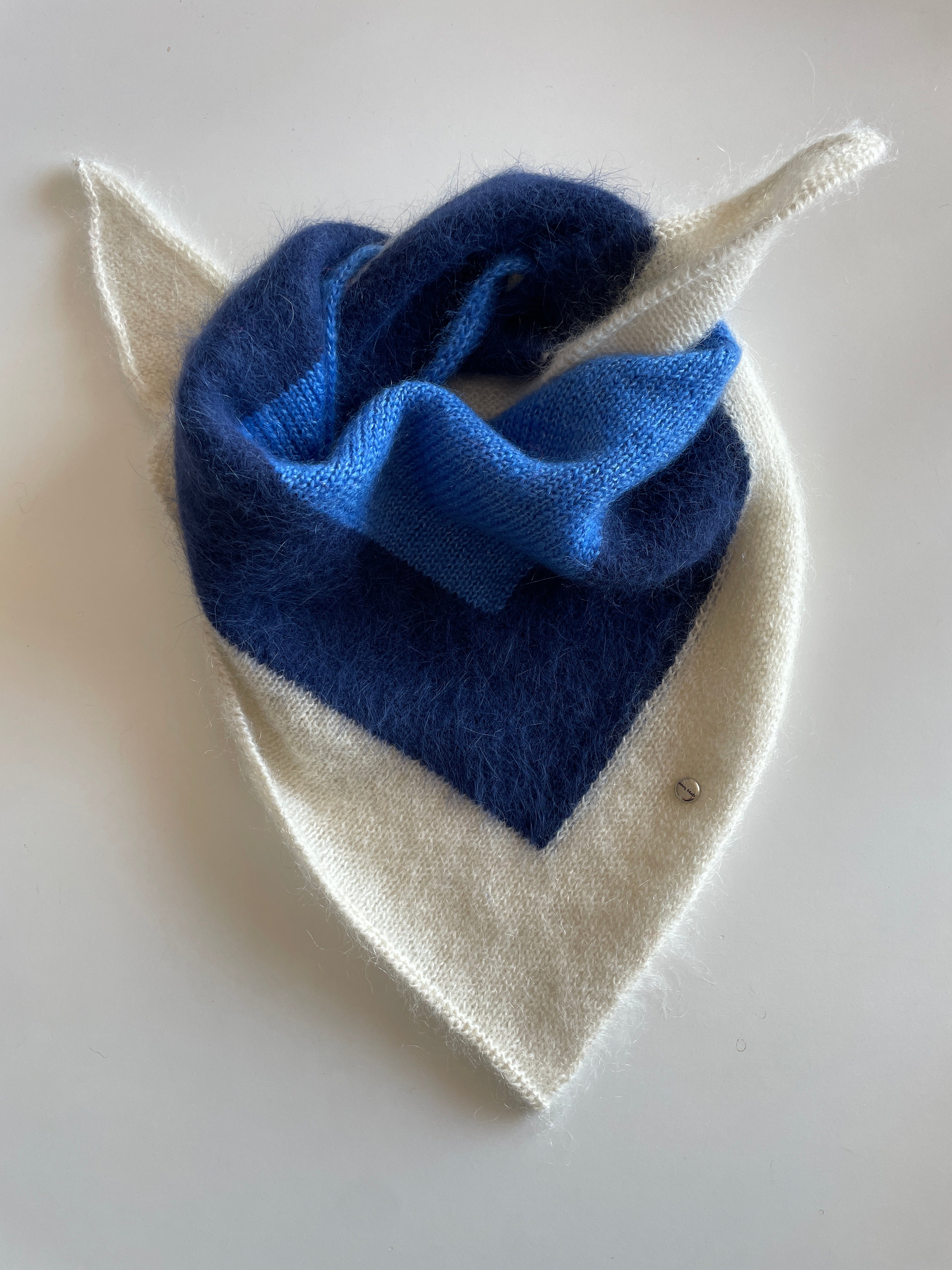 Anny Blatt Bandana scaldacollo lana mohair seta