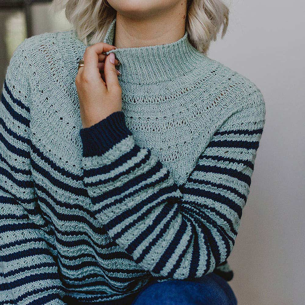 Pascuali Ashina schema maglia pullover a righe