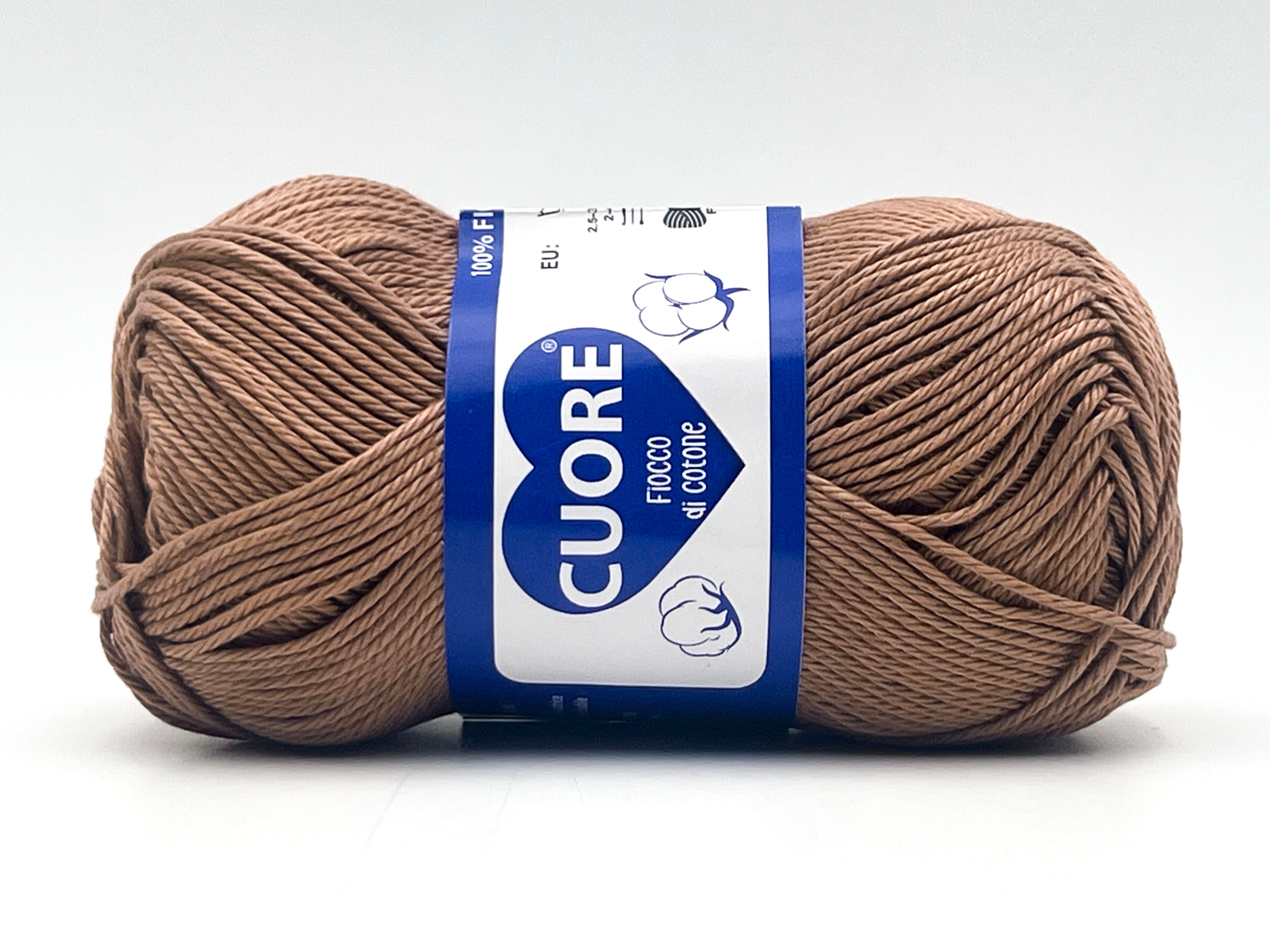 Il Filo di Arianna Cuore gomitolo cotone 40g tinta unita